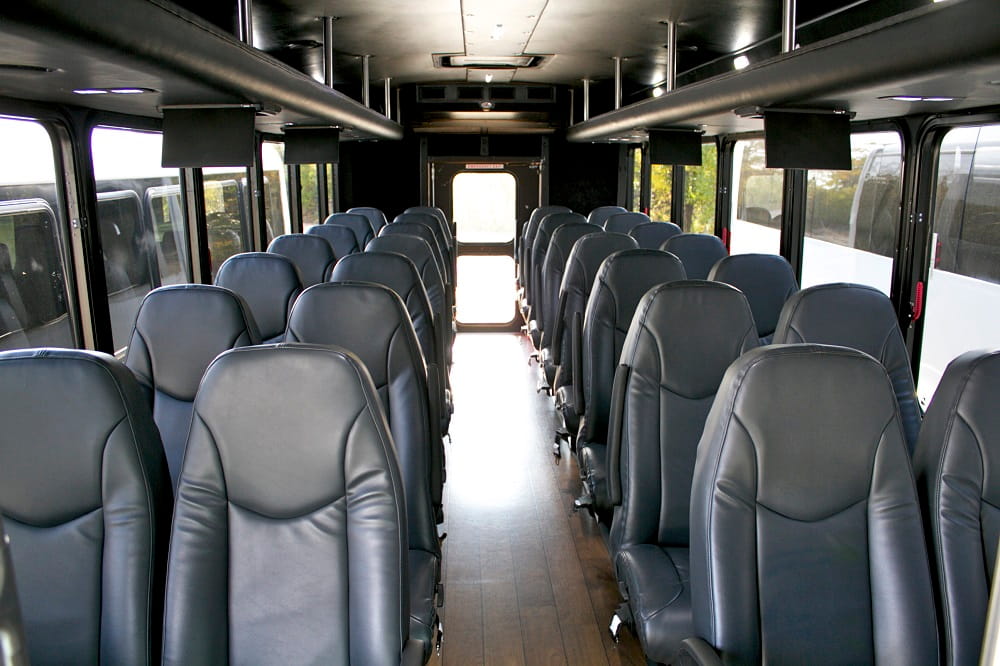 Interior 32 Passenger Executive Coach Bus