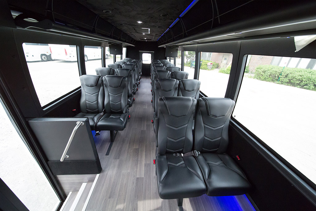 Interior 32-36 Passenger Executive Coach Buses